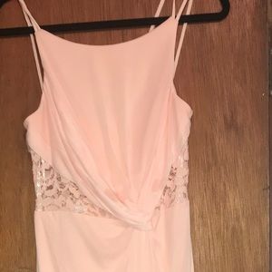 Long David’s Bridal bridesmaid dress!!